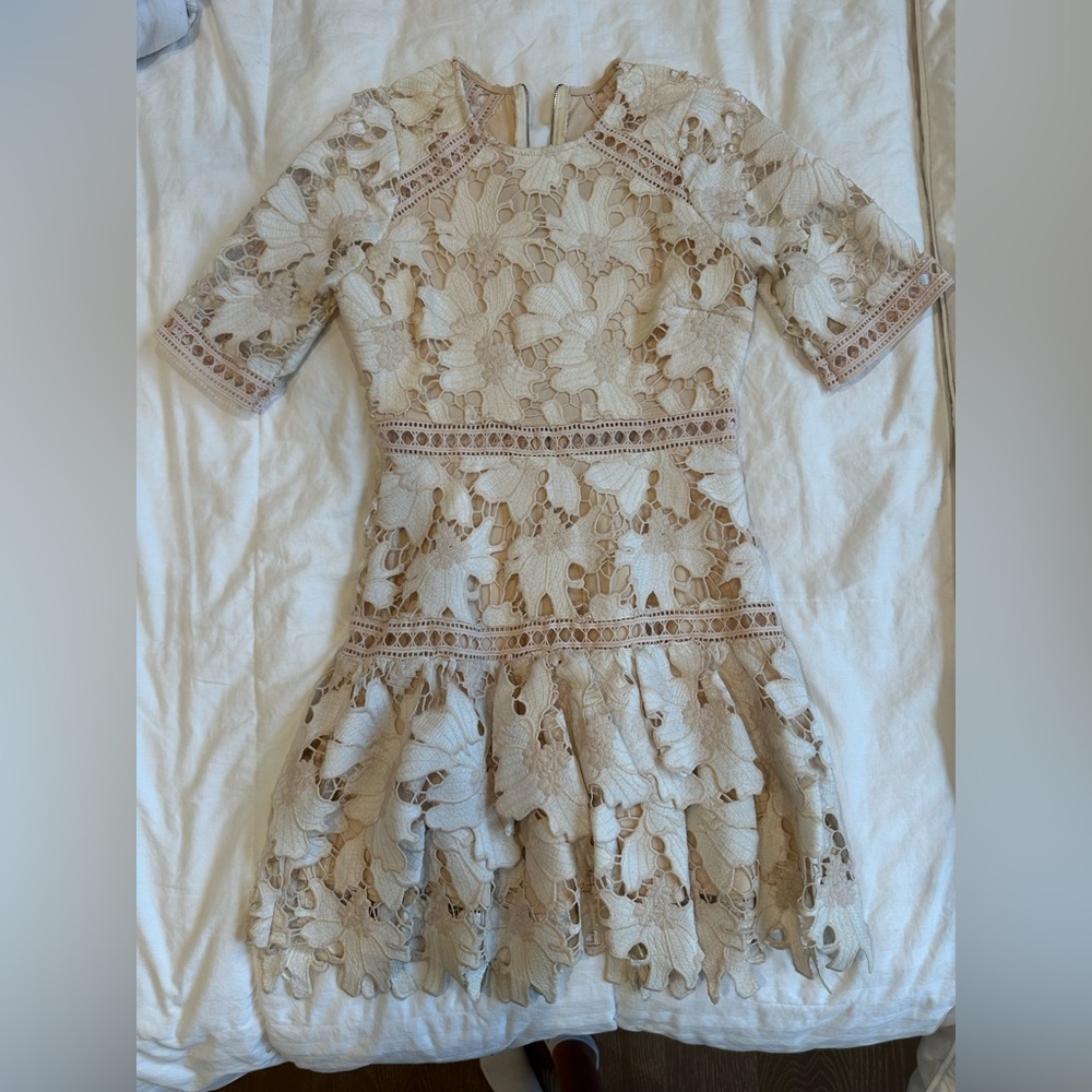 White Lacey, size s